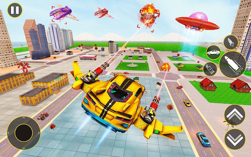 Flying Taxi Robot Transform 3D screenshot 3