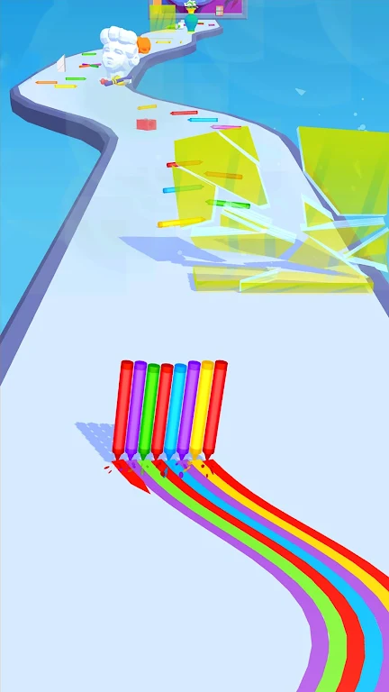 Pencil Rush 3D screenshot 1