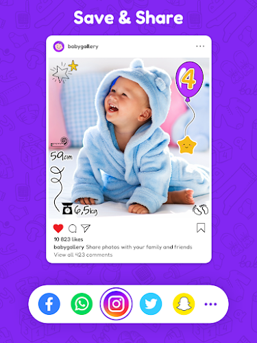 Baby Gallery: Picture Editor screenshot 21