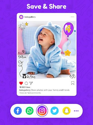 Baby Gallery: Picture Editor screenshot 14