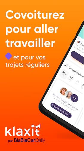 Klaxit - Covoiturage quotidien screenshot 1
