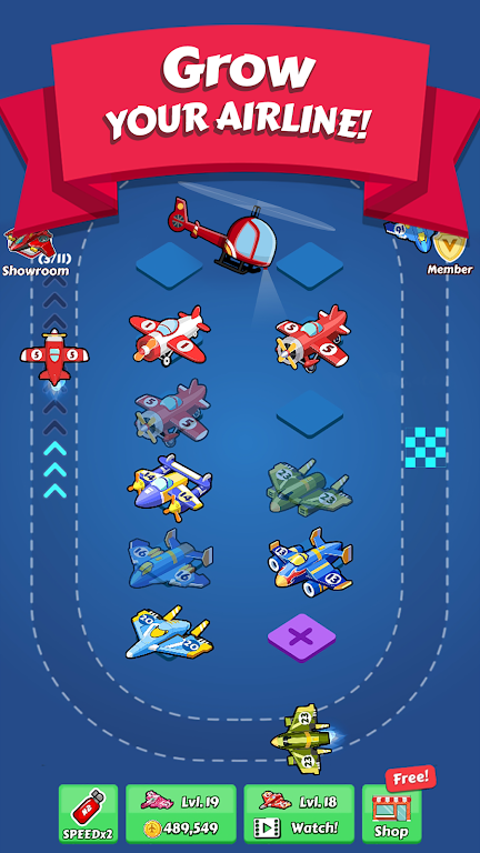 Merge Planes Idle Plane Game screenshot 3