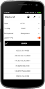 BlockaNet: Proxy List screenshot 1
