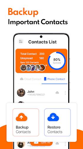 Contacts Backup Cloud Transfer screenshot 2