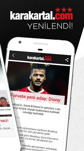 Karakartal - Beşiktaş haber screenshot 2