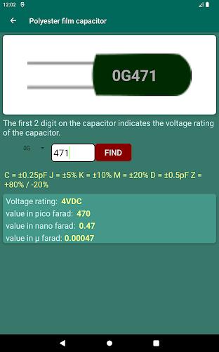 Calctronics- electronics tools screenshot 20