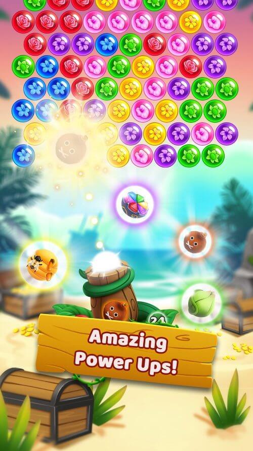 Bubble Shooter - Flower Games screenshot 2