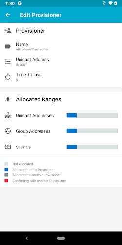 nRF Mesh screenshot 5