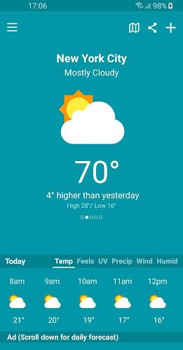 Weather Sky: Weather, Radar screenshot 18