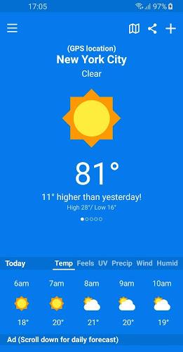 Weather Sky: Weather, Radar screenshot 17