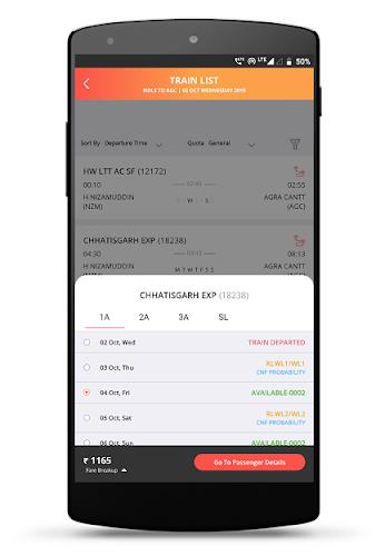 IRCTC Rail Connect-RAIL SARTHI screenshot 6