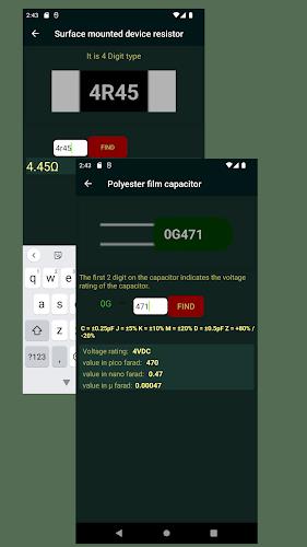 Calctronics- electronics tools screenshot 2