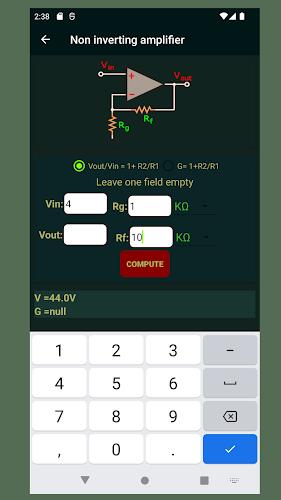 Calctronics- electronics tools screenshot 4