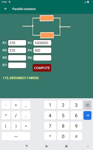 Calctronics- electronics tools screenshot 23