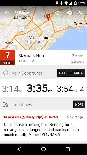 Mississauga MiWay Bus - MonTr… screenshot 2