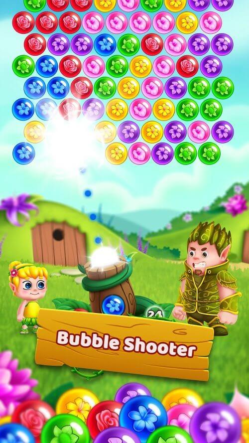 Bubble Shooter - Flower Games screenshot 1