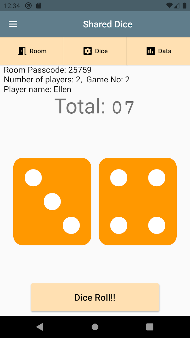 Shared Dice! screenshot 1