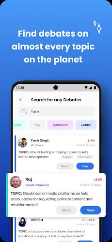 Peopl: Debate & Network screenshot 2