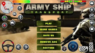 Army Transport Tank Ship Games screenshot 4