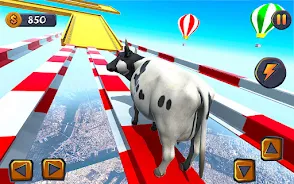 Trò Epic Cow Ramp Rush Run screenshot 1