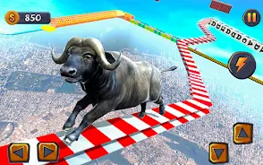 Trò Epic Cow Ramp Rush Run screenshot 4