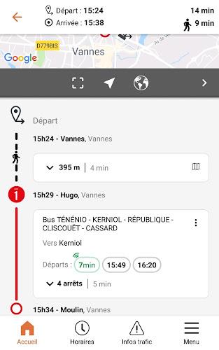 Kicéo - Mobilité à Vannes screenshot 5