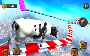 Trò Epic Cow Ramp Rush Run screenshot 3