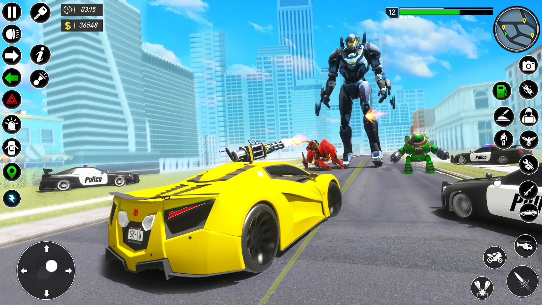 Flying Robot Car Transform screenshot 3