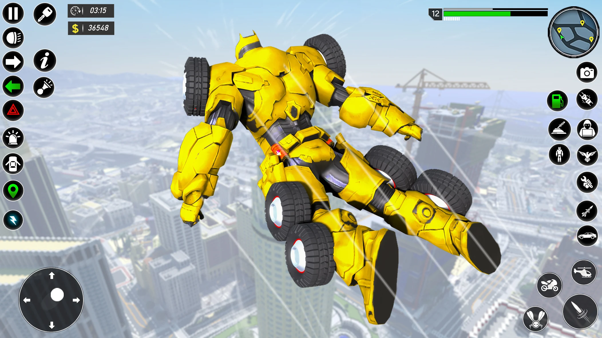 Flying Robot Car Transform screenshot 1