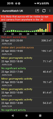 AuroraWatch UK screenshot 3