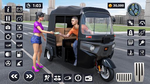 Modern Rickshaw Driving Games screenshot 1