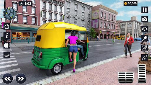 Modern Rickshaw Driving Games screenshot 4