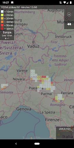 Blitzortung Lightning Monitor screenshot 1