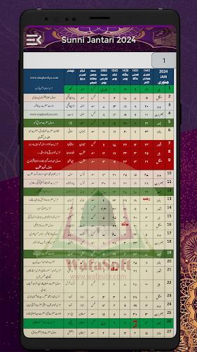 Sunni Jantri Urdu 24 سنی جنتری screenshot 16