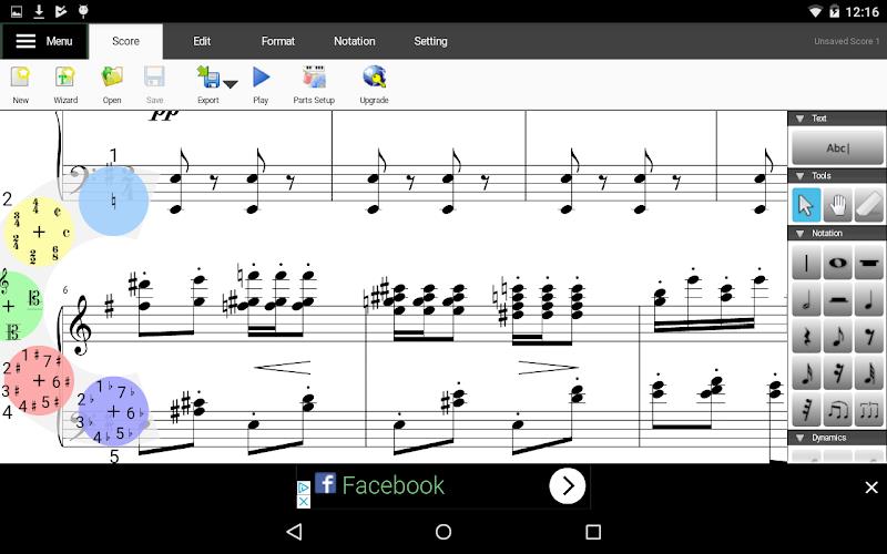 Crescendo Music Notation screenshot 2