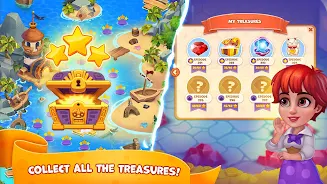 Pirate Treasures: Jewel & Gems screenshot 1