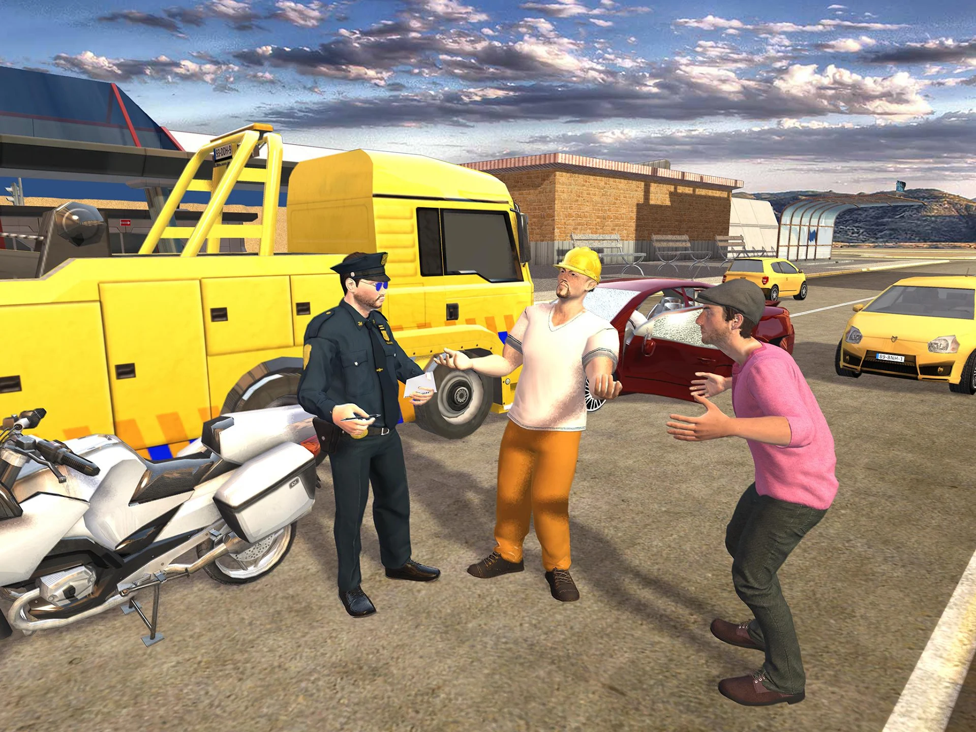 US Police Bike Chase Game screenshot 2