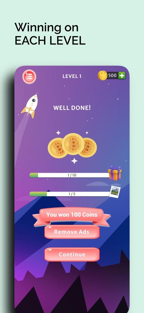 Word Infinity - Earn BTC & ETH screenshot 5