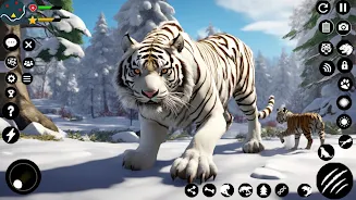 Arctic White Tiger Family Sim screenshot 7