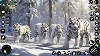 Arctic White Tiger Family Sim screenshot 4