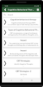 Cognitive Behavioral Therapy - Tips screenshot 1