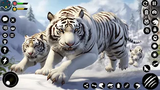 Arctic White Tiger Family Sim screenshot 1