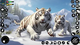 Arctic White Tiger Family Sim screenshot 6