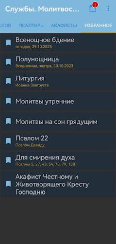 Церковные службы и молитвослов screenshot 4