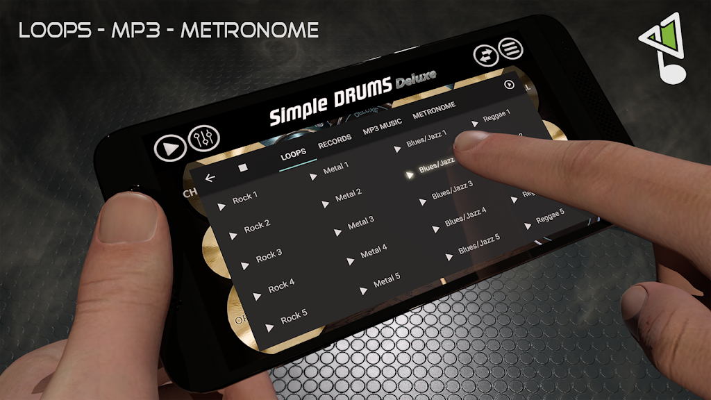 Simple Drums Deluxe - Bộ trống screenshot 5