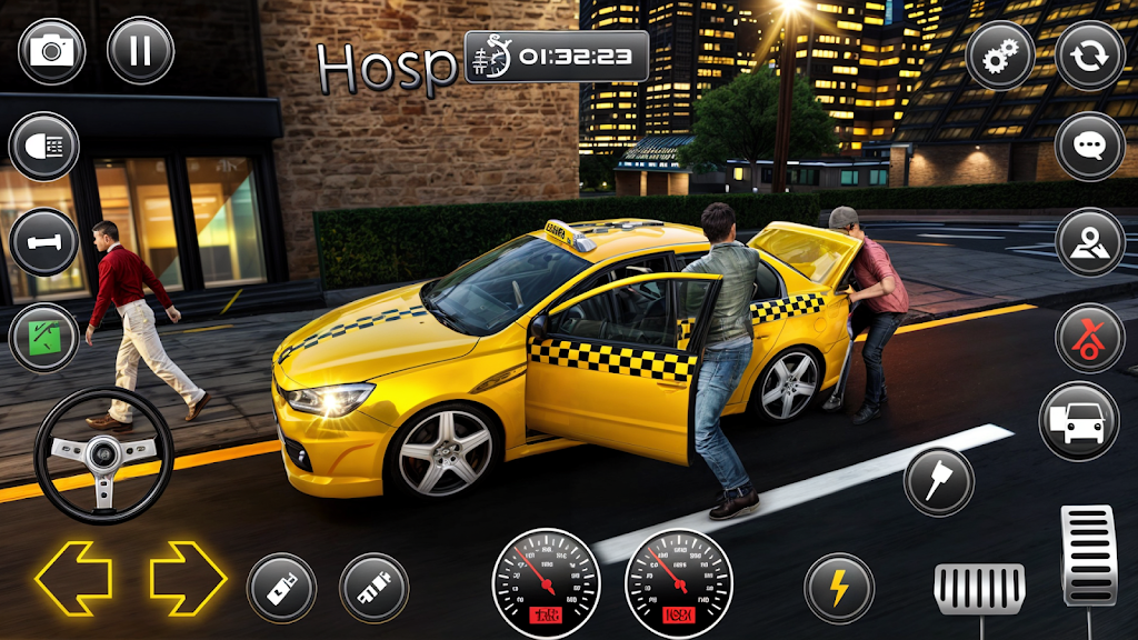 Crazy Car Taxi Simulator screenshot 1