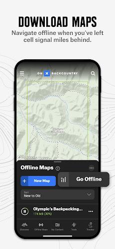 onX Backcountry Snow/Trail GPS screenshot 2