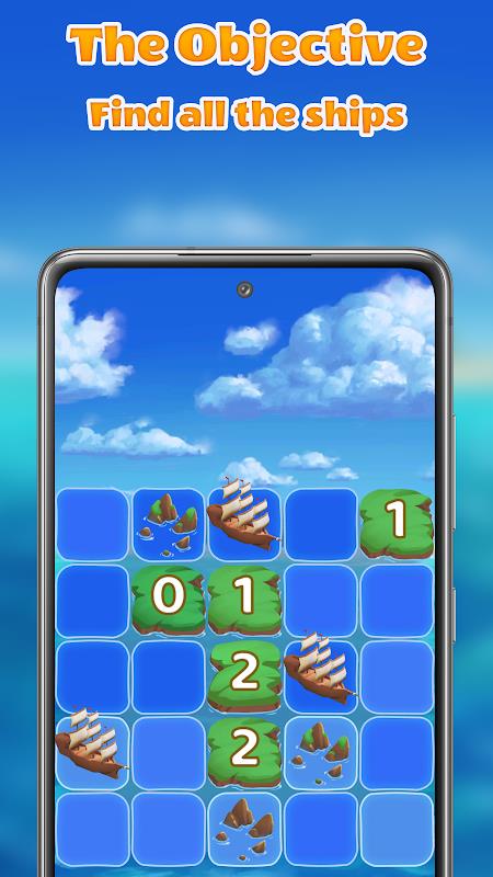 Islands and Ships logic puzzle screenshot 8