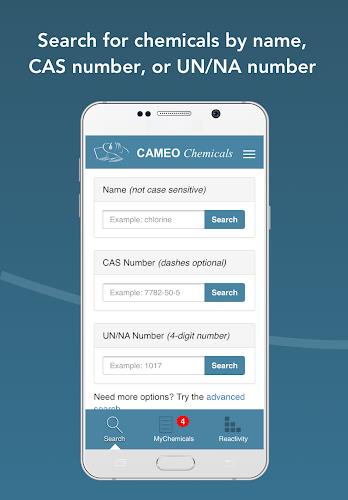 CAMEO Chemicals screenshot 1