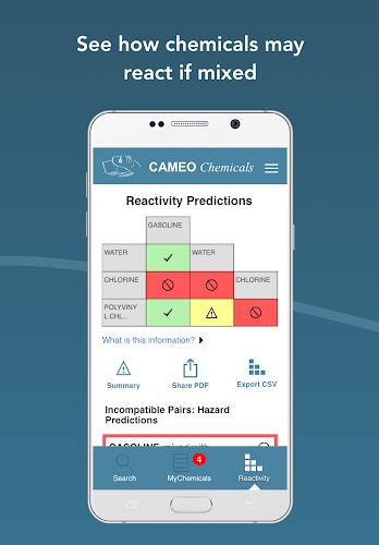 CAMEO Chemicals screenshot 5